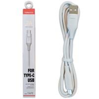کابل شارژ و دیتا Type C فست ۱ متری Tranyoo T-S17C 3A